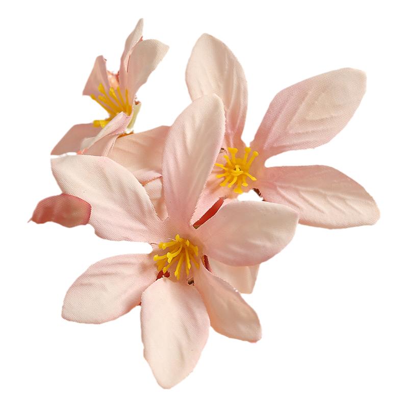 仿真兰花小花束 DIY手工花环材料假花绢花草帽花装饰服装礼盒配饰