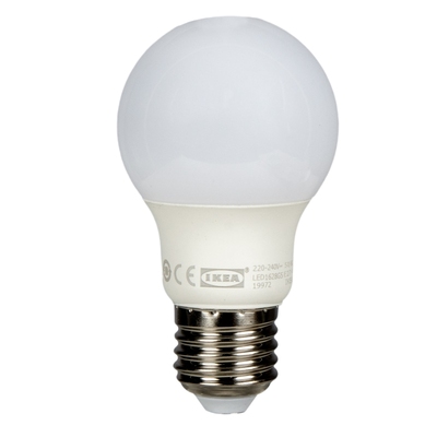 IKEA宜家E27卡口白光LED灯泡