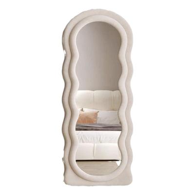 新疆包邮网红波浪镜异形全身镜子