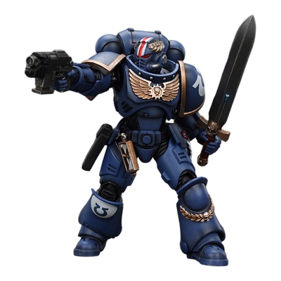 JOYTOY暗源战锤40K 极限战士战团英雄三人组1:18全可动兵人模玩