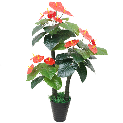 鸿运当头室内装饰植物盆栽仿真花