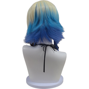 现货星灵感应小之星海果cos假发蓝紫色渐变长发蓝色监狱凯撒奎茵