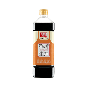 加加生抽500ml+料酒500ml