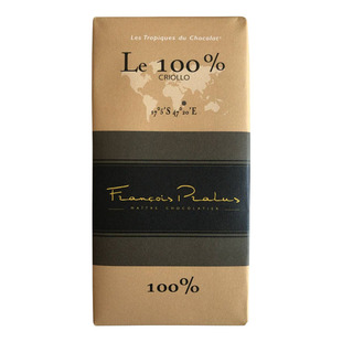 法国进口 Pralus普阿鲁斯45%75%100黑巧克力排块 Crillo克里奥罗