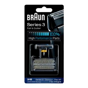 braun博朗剃须刀头31B配件网膜适用350 360 370 官方旗舰配件