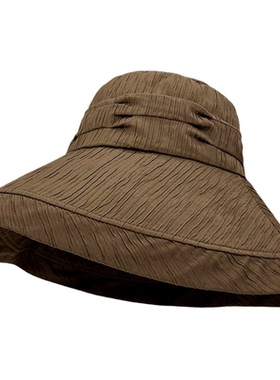 山本中古风12公分大檐防晒遮阳帽