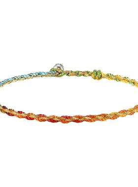 男女儿童手工编织端午节五彩绳