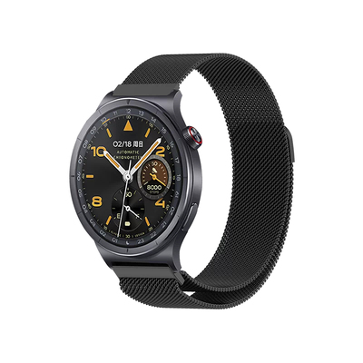 适用于vivowatch6表带米兰尼斯磁吸腕带VIVO新款智能运动手表watch6代男女士电镀金属透气替换配件高级感夏季