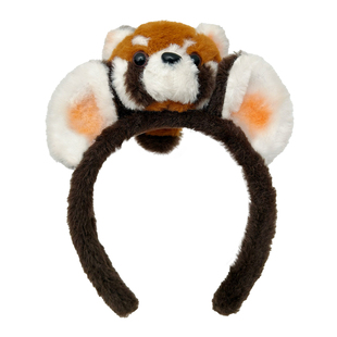 可爱毛绒小熊猫发箍动物园发卡少女儿童头饰发饰甜美搞怪熊猫发卡