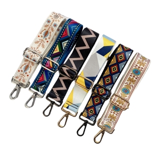 包包带子单买加长斜挎洋气编织双肩带背包带带百搭民族风彩色替换