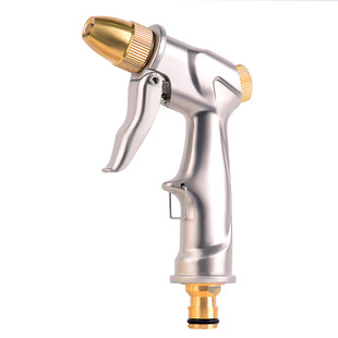 全金属高压洗车水枪喷头家用接自来水龙头增压冲洗地面浇花园软管