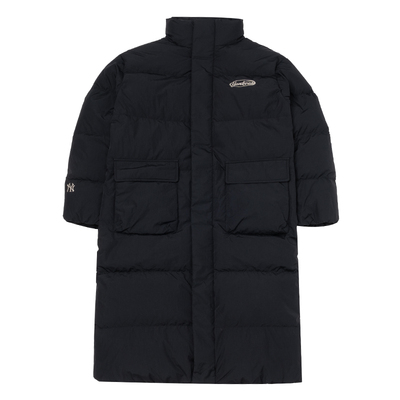 MLB保暖运动休闲立领长款羽绒服