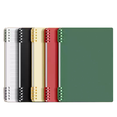 b5活页英语本复古加厚可拆卸环扣