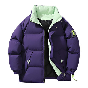 NASA STUSY美式2025冬季新款加厚保暖男款防寒防风羽绒服外套