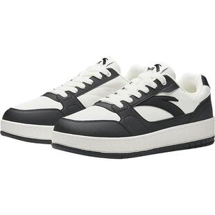 安踏板鞋元年2男鞋2026春季新款小白鞋厚底增高休闲黑白学生鞋子