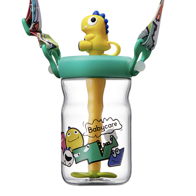 babycare儿童恐龙吸管杯潮流炸街