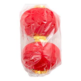 大红植绒小灯笼挂饰树上挂件院子2025年元旦过年春节蛇年结婚装饰