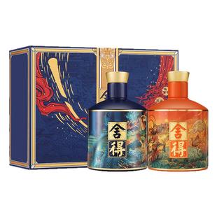 舍得酒x哪吒闹海悟空版52度500ml*2瓶年货送礼盒装挑战者神话人物