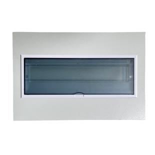 强电布线箱配电箱盖板铁面板PZ30暗装明装盖子12路20位大型开关盖