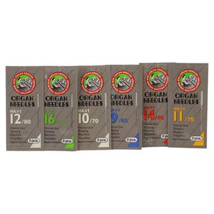 进口风琴牌家用缝纫机针HA×1老式脚踩脚踏电动兄弟芳华蝴蝶穿线