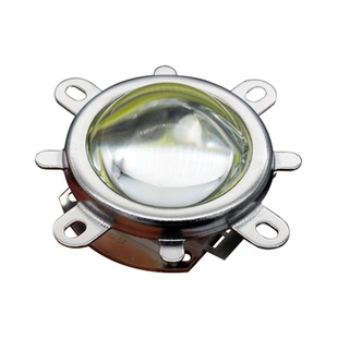 LED玻璃聚光透镜灯珠反光杯光学57透镜44mm套装50W100w灯珠聚光镜