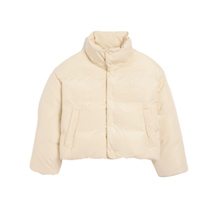 【正品保障】 AMI 25秋冬女士缝线ADC塔夫雕羽绒夹克截短款羽绒服