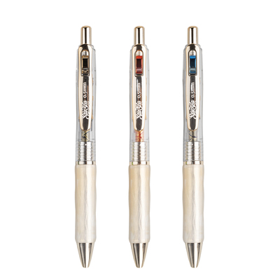 柯林闹海2.0版鎏金纹按动中性笔