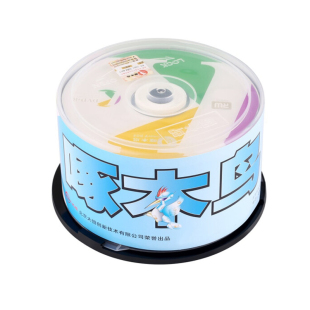 包邮啄木鸟光盘 K系列DVD-R +R光盘 空白刻录盘50片桶装dvd r光盘