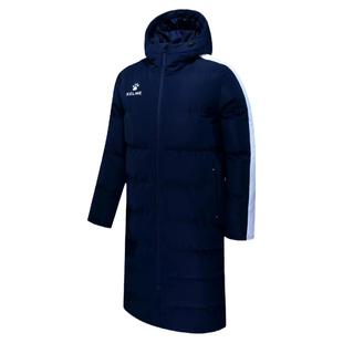 浙江绿城球衣KELME卡尔美旗舰足球运动长款冬季羽丝棉服马甲中超