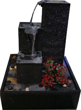 喷泉商业风阳台客厅招财创意家饰