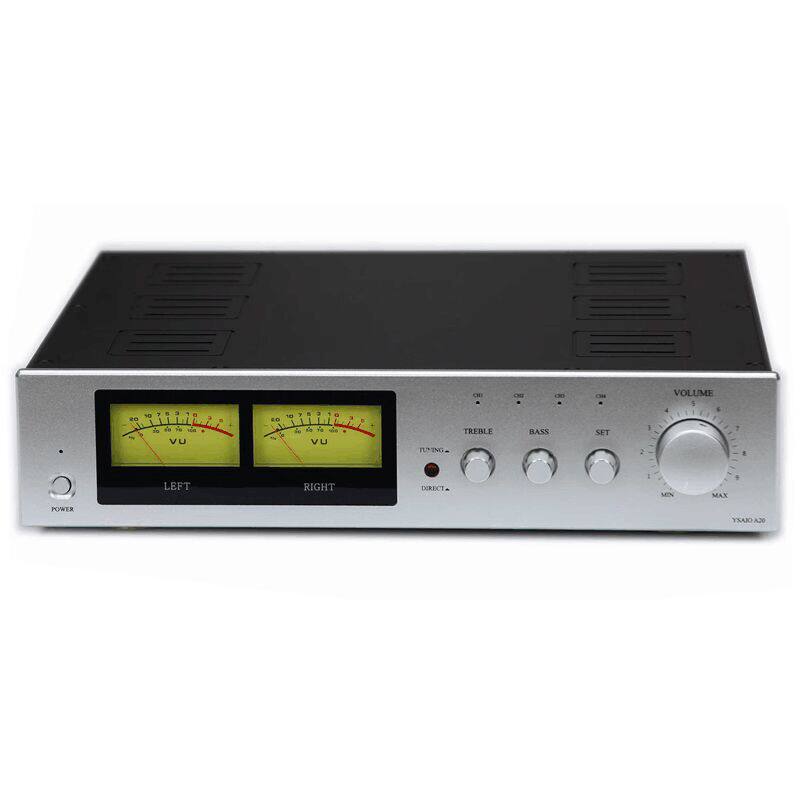 A20发烧HiFi功放机 场效应管胆味高低音调双表头  合并家用大功率
