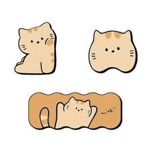 浴室吸水软硅藻泥地垫卫生间防滑卡通动物脚垫厕所马桶套装张家用