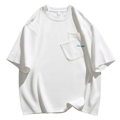 半袖H半袖t恤设计感口袋潮
