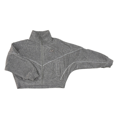 Qimoo淇木25秋季新款女童蝙蝠袖廓形毛巾感面料外套QSS3WP211B