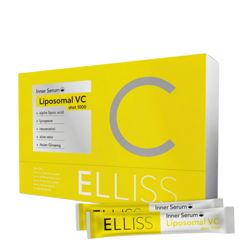 日本代购ELLISS脂质体维生素C粉VC白藜芦醇 高浓度清爽柠檬味