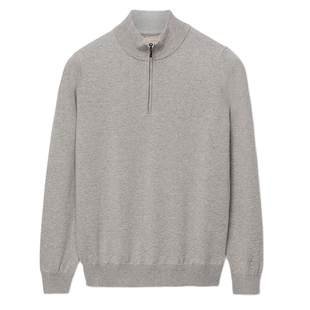 FALCONERI男士经典简约长袖修身半高领毛衣山羊绒针织衫UML228Q