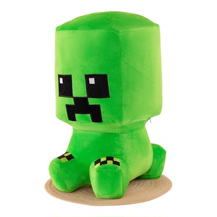 新款爆款毛绒玩具包包挂件我的世界游戏周边苦力怕史蒂夫毛绒玩偶