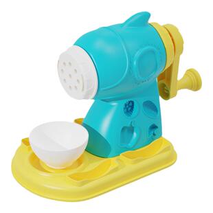 得力面条机儿童玩具橡皮泥玩具粘土模型汉堡机彩泥彩泥套装玩具