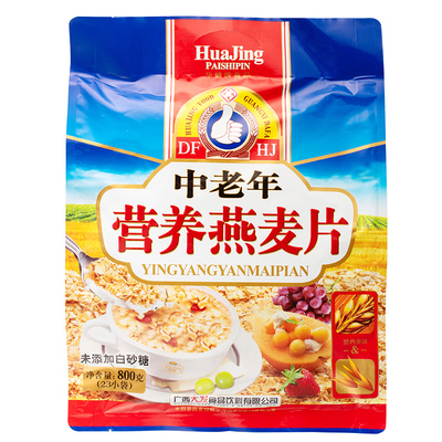 大发华精800g不加白砂糖小袋麦片