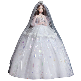 2024新款爱莎艾莎60厘米洋娃娃玩具女孩公主大号换装套装儿童玩偶