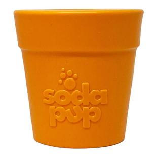 美国Sodapup进口橡胶TPE花盆丰荣碗可加热易清洁 宠物猫狗慢食杯