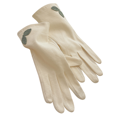 防晒手套女防紫外线棉布薄款