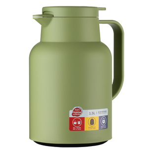 Mojito木吉乇保温壶家用玻璃内胆欧式热水壶大容量便携办公暖水瓶