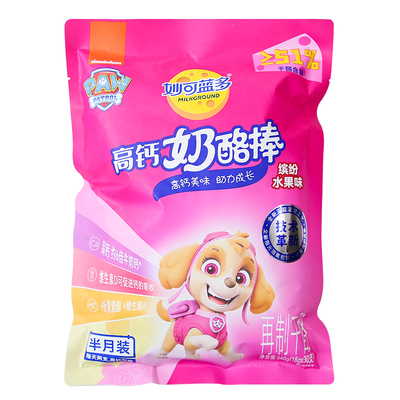高钙奶酪棒540g半月装汪汪队