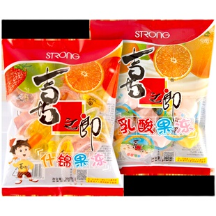 喜之郎果冻儿童零食网红零脂肪果肉布丁大杯多口味乳酸水果冻整箱