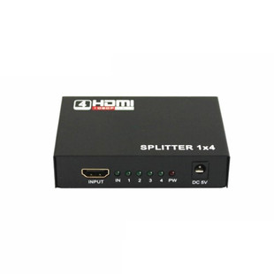 HDMI分配器1进4出一分四一分三4K分配器一进二出一分二监控分屏器