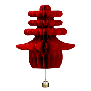 新年立体春字灯笼挂件2026马年蜂窝球装饰品房门壁挂春节过年布置