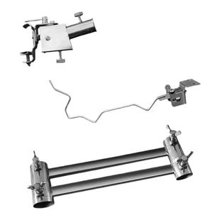 新款钓台通用型配件多功能抄网架鱼护架抗风伞架炮台架灯架饵料架