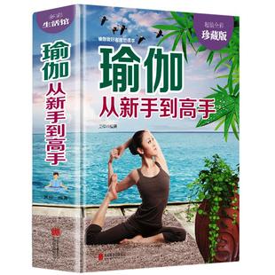 全4册 瑜伽从新手到高手+瑜伽从入门到精通+零基础学瑜伽+普拉提从新手到高手 初学者瑜伽书籍入门基本功动作瑜伽体式大全