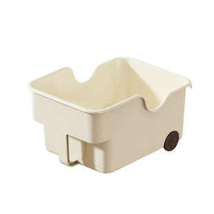 杂物收纳盒橱柜收纳带把手厨房高处吊柜高柜收纳盒桌面储物整理盒